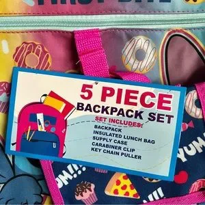 Disney | Bags | Disney Stitch Love At First Bite 5piece 